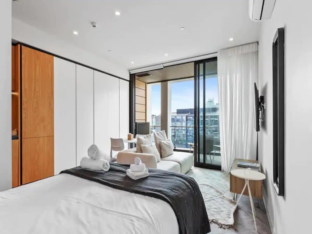 Modern One Bedroom Apartment In Wynyard Quarter Auckland Dış mekan fotoğraf