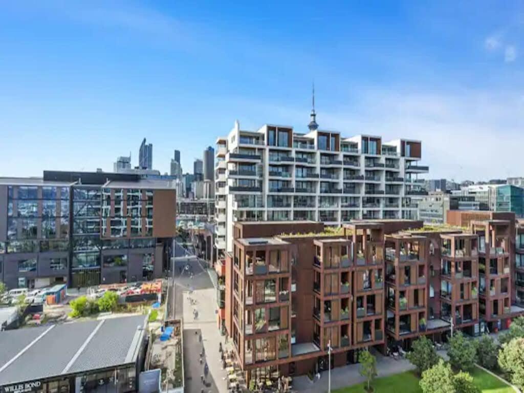 Modern One Bedroom Apartment In Wynyard Quarter Auckland Dış mekan fotoğraf
