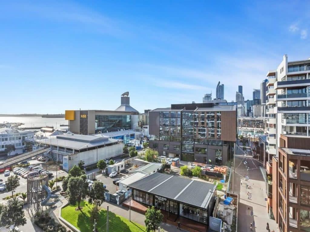 Modern One Bedroom Apartment In Wynyard Quarter Auckland Dış mekan fotoğraf